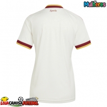 Camisa de Futebol Espanha Equipamento Secundário Mulheres Mundo 2026 Manga Curta